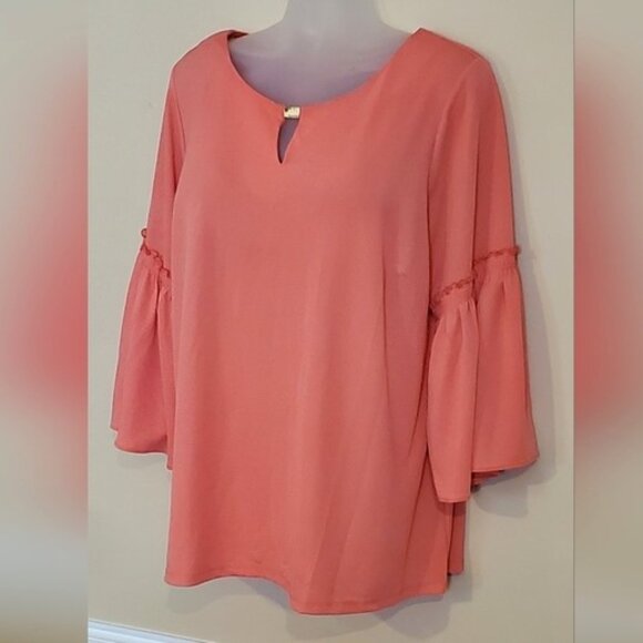 Flowy Calvin Klein Blouse 2X NWT - Picture 2 of 9